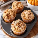Apple Pumpkin Streusel Muffins Small Batch