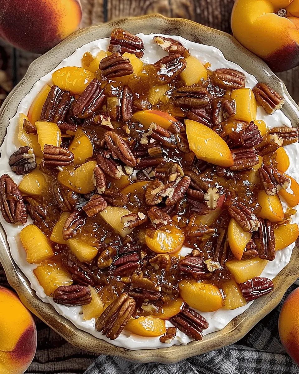 Bourbon Peach Pecan Dip: A Delicious Twist on Classic Flavors