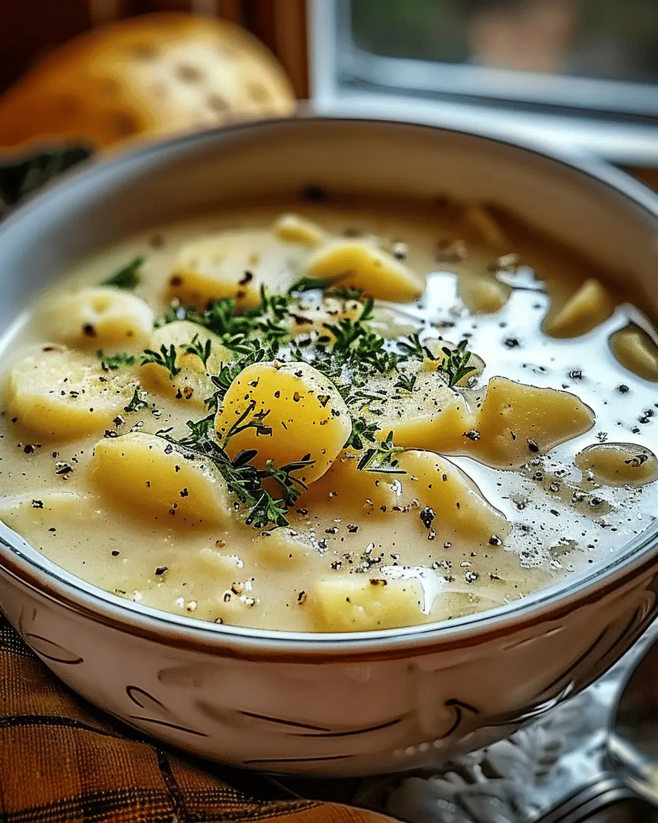 Cheddar Garlic Herb Potato Soup: The Best Comfort Bowl Recipe