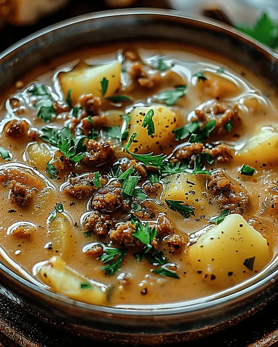 Creamy Chorizo Potato Soup: Indulgent Comfort in Every Spoonful