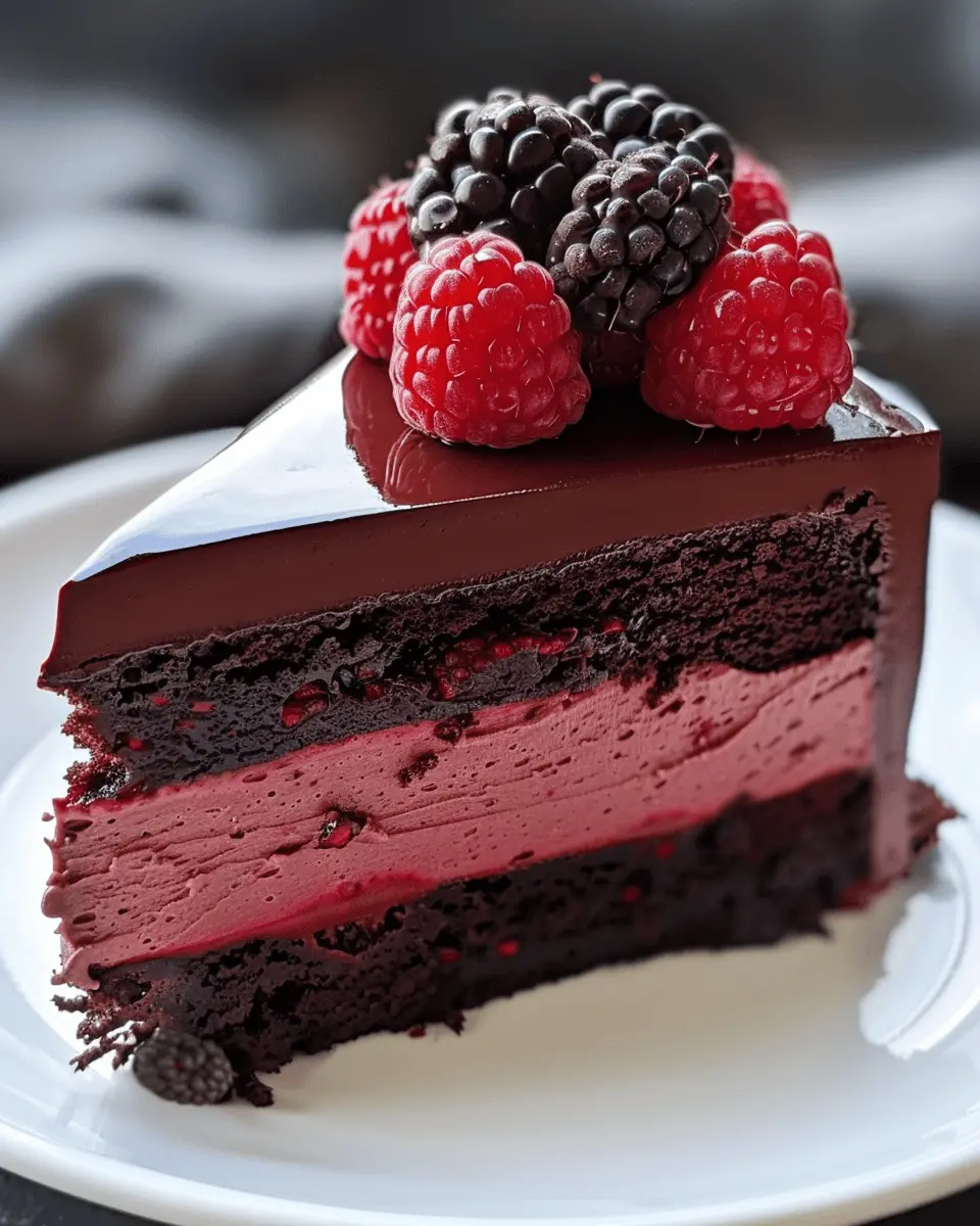 Dark Chocolate Raspberry Mousse Cake: An Indulgent Delight for Home Chefs
