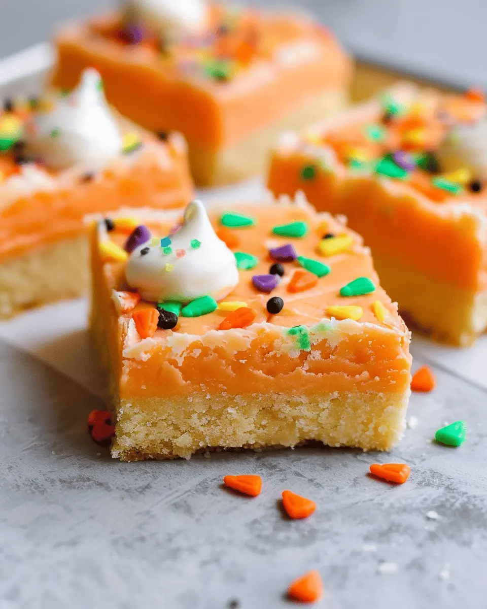 Halloween Frosted Sugar Cookie Bars: Easy, Fun Treats for Fall