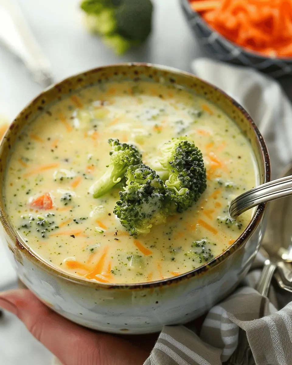 High Protein Broccoli Cheddar Soup: A Cozy, Guilt-Free Delight