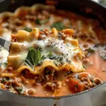 One Pot Lasagna Soup