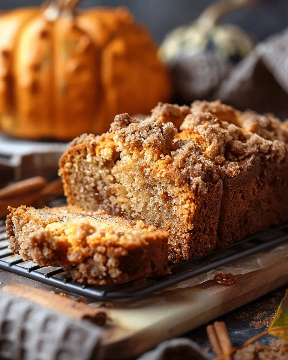 Pumpkin Streusel Bread: Moist, Spiced, and Irresistibly Crumbly