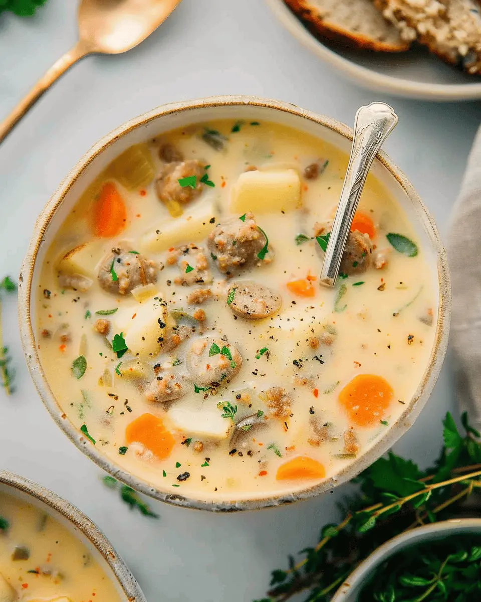 Sausage Potato Soup: Easy Comfort Food with Turkey Bacon Twist