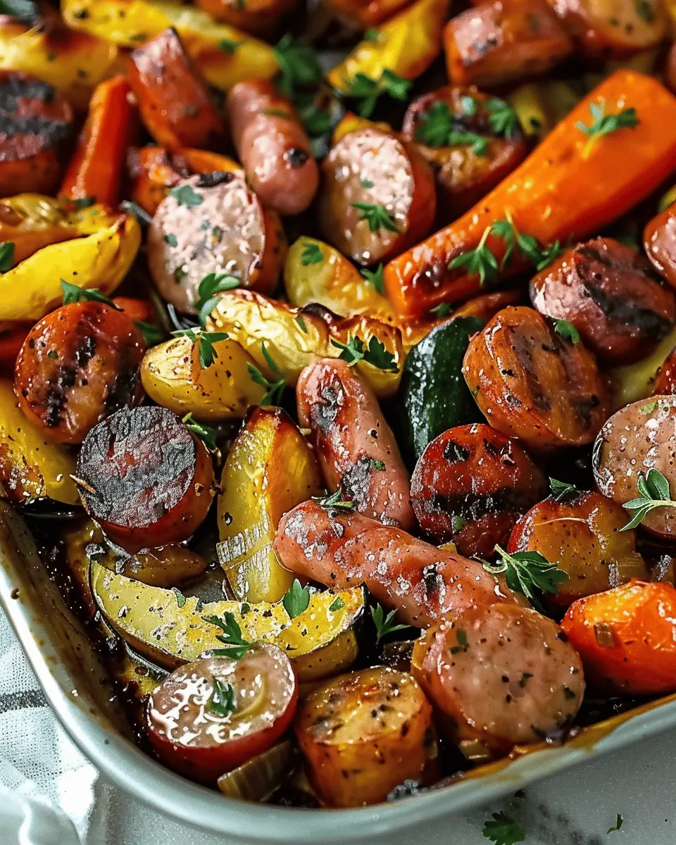 Sheet Pan Sausage Veggies: Easy One-Pan Dinner Delight