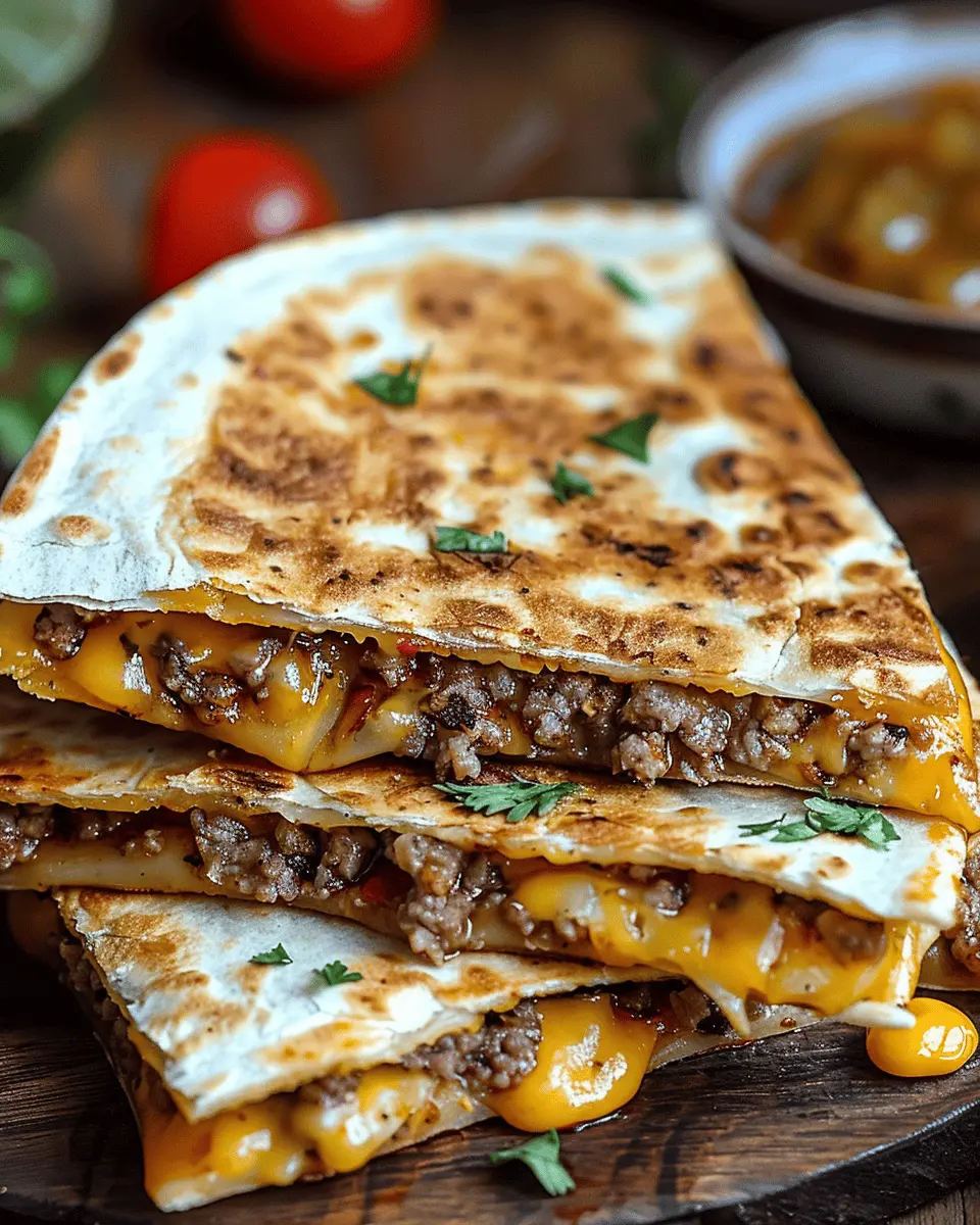 Smashburger Quesadillas: Indulgent Twist on a Classic Favorite
