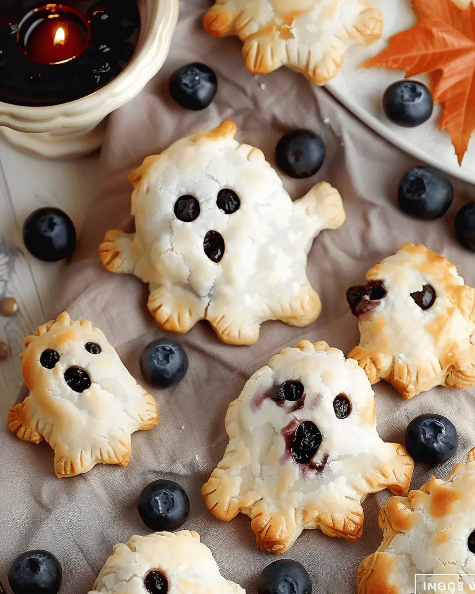 Vegan Blueberry Ghost Hand Pies: Easy, Spooky Treats for Fall