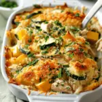 Quick Rotisserie Chicken Zucchini Casserole