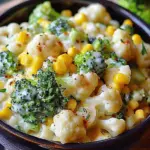 Creamy Broccoli Cauliflower Corn