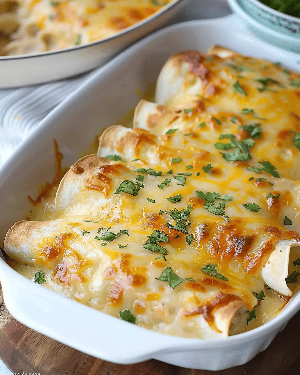 White Chicken Enchiladas: Easy Recipe for a Delicious Dinner