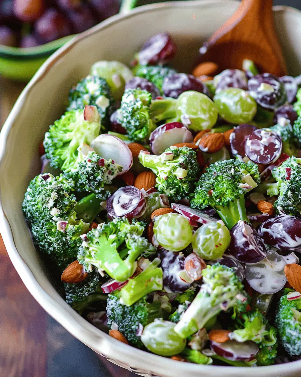 Broccoli Grape Salad with Turkey Bacon: A Fresh Flavor Boost