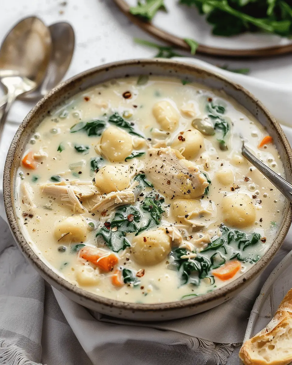 Creamy Chicken Gnocchi Soup: An Indulgent Comfort Meal to Savor