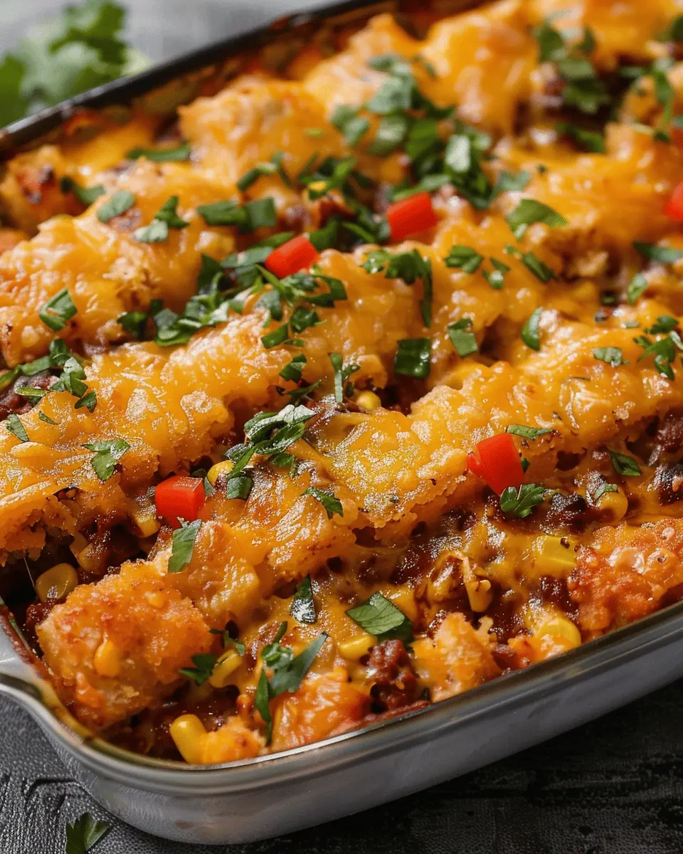 Easy Cowboy Casserole with Turkey Bacon and Chicken Ham Delight
