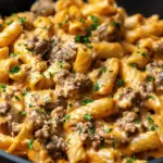 High Protein Creamy Beef Pasta