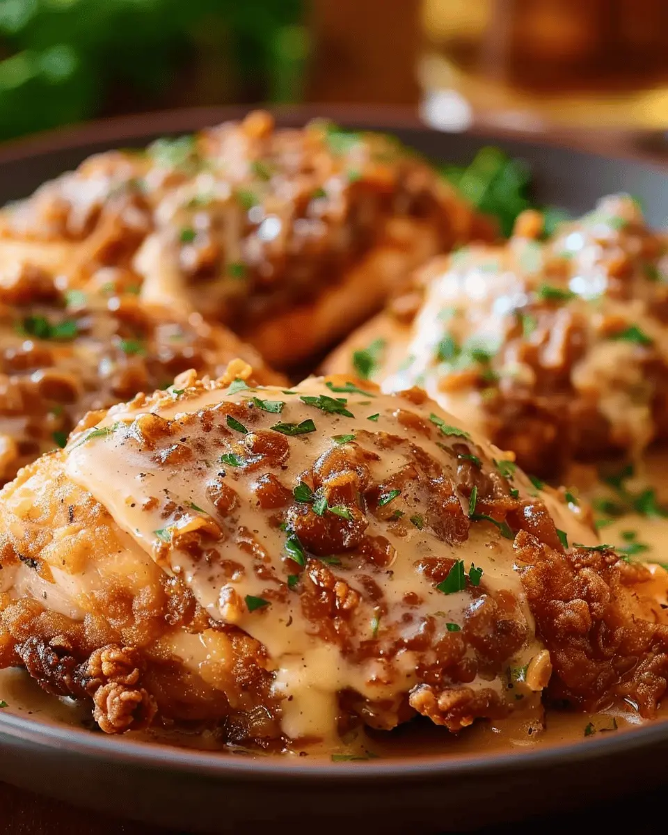 Texas Roadhouse Smothered Chicken with Turkey Bacon Delight