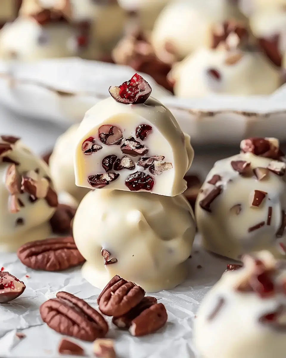 White Chocolate Cranberry Pecan Clusters: Indulgent Homemade Treats