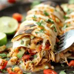 Smothered Chicken Burritos