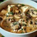 Ceamy Rotisserie Chicken Mushroom Soup: