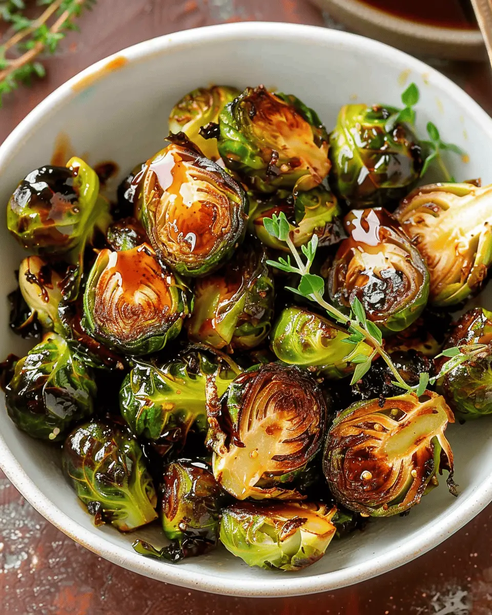 Honey Balsamic Brussels Sprouts with Turkey Bacon: A Delicious Twist