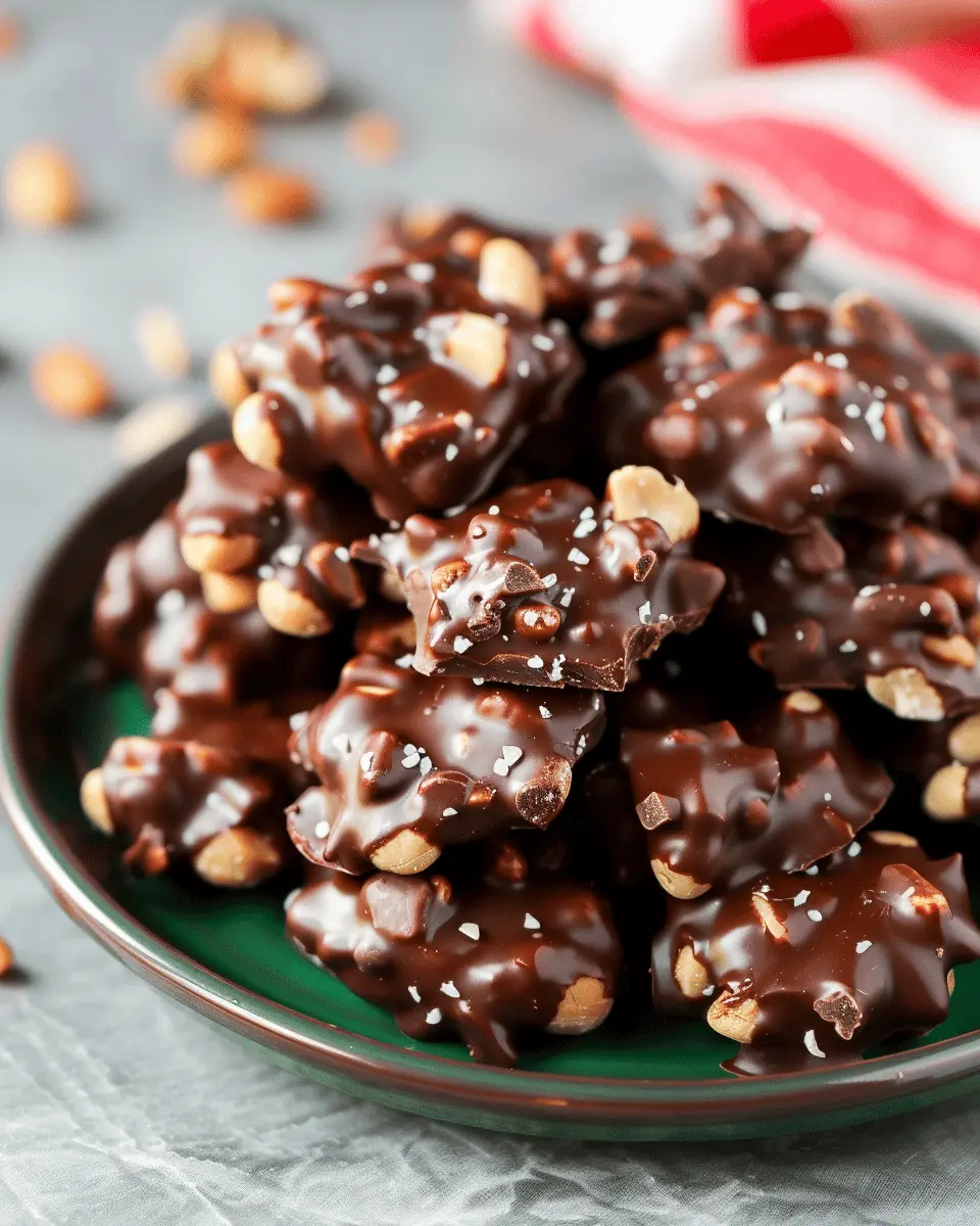 Crockpot Chocolate Peanut Clusters: Easy Indulgence for Sweet Lovers