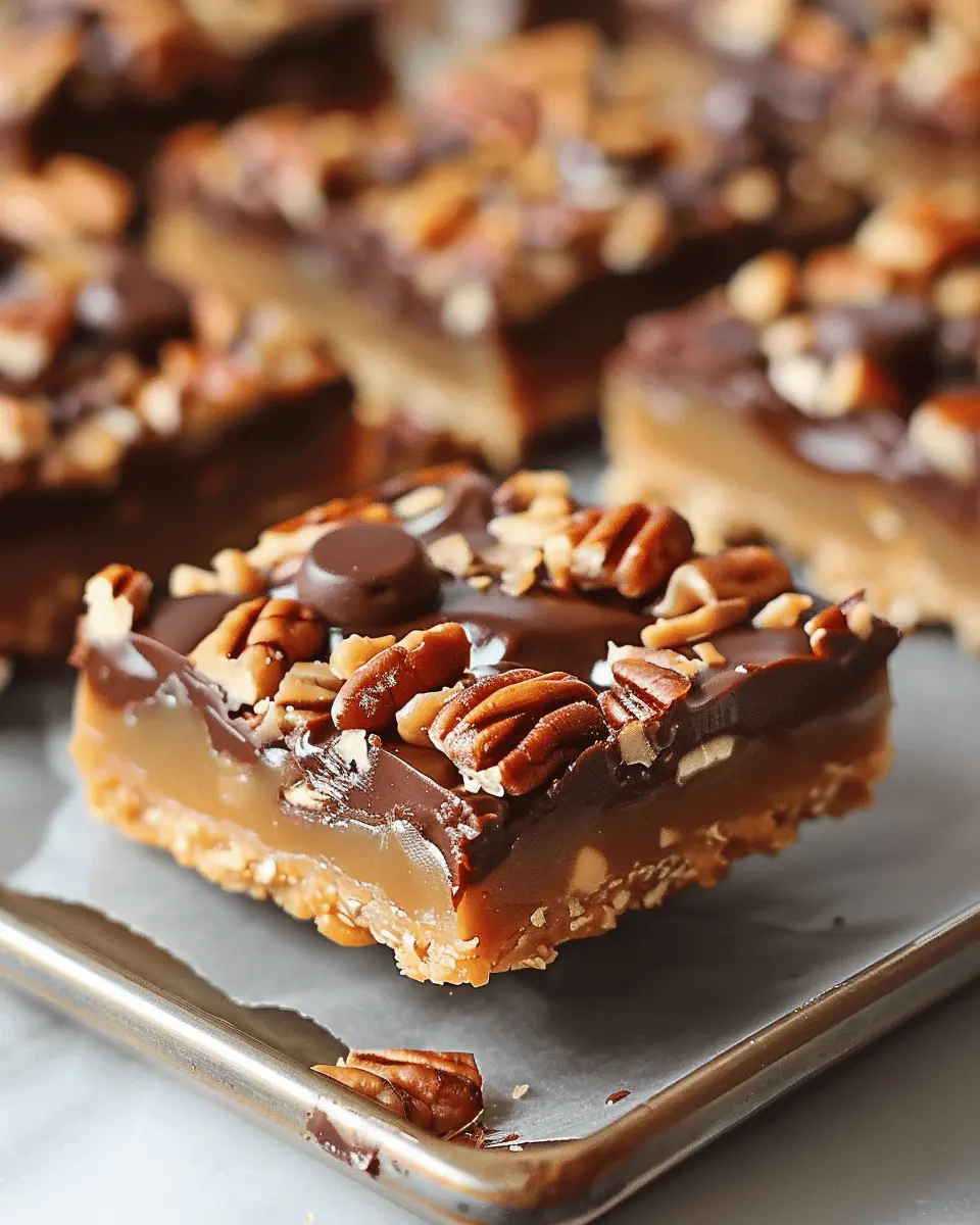 Easy Turtle Bars: Indulgent No-Bake Treats for Everyone