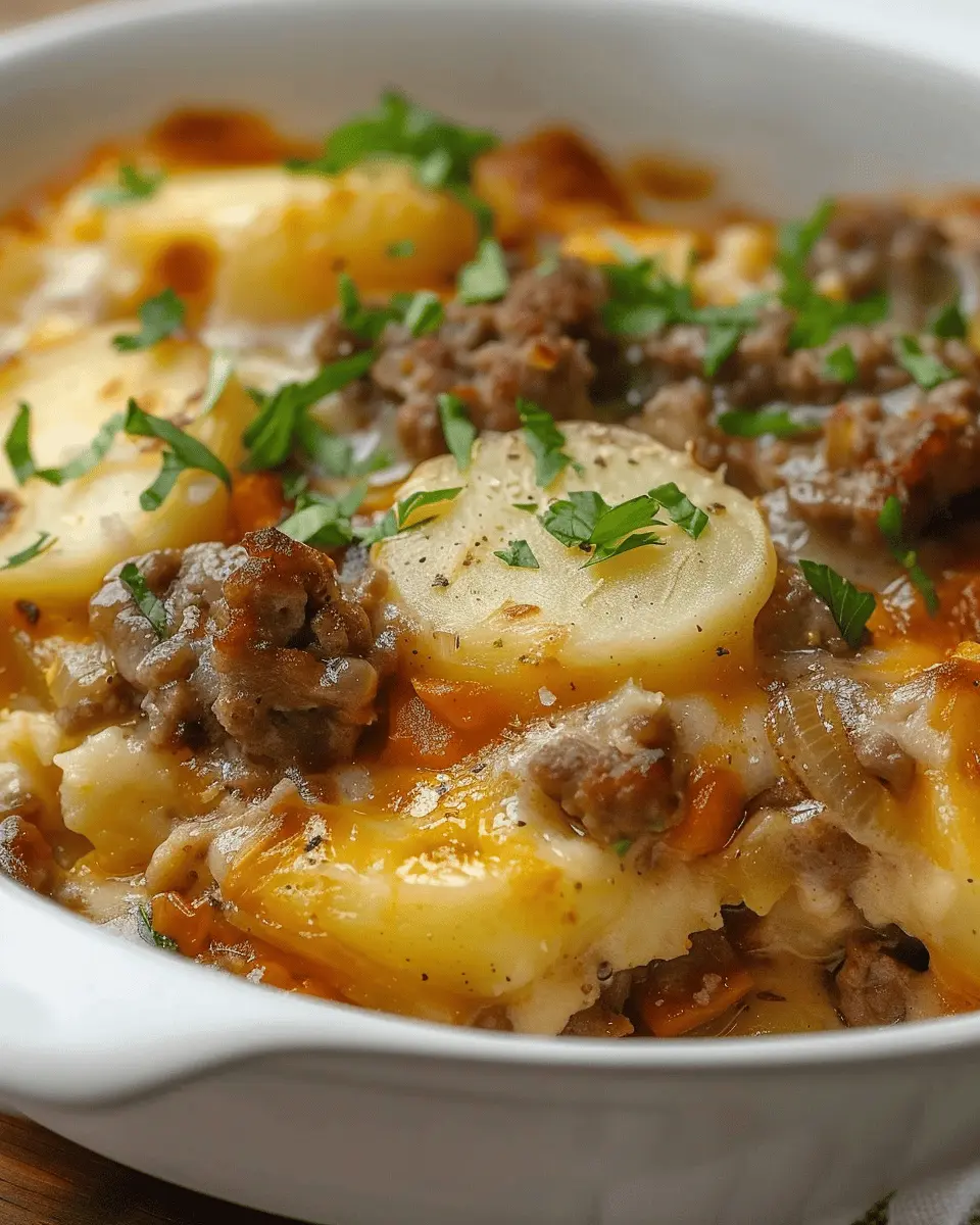 Crockpot Hamburger Potato Casserole: Easy Comfort Food Delight