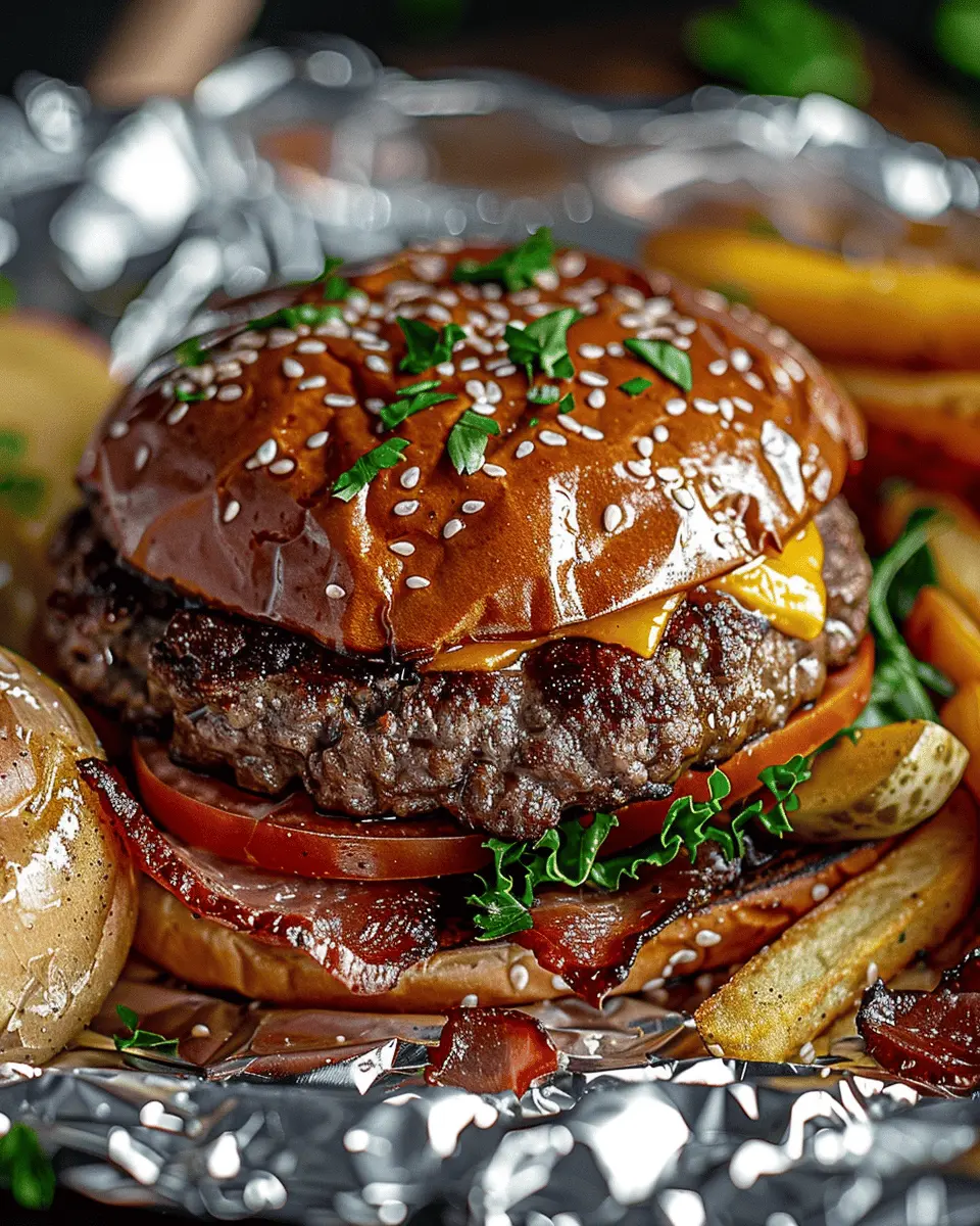 Burger dinner foil packets: Easy, Juicy, and Perfect for Families