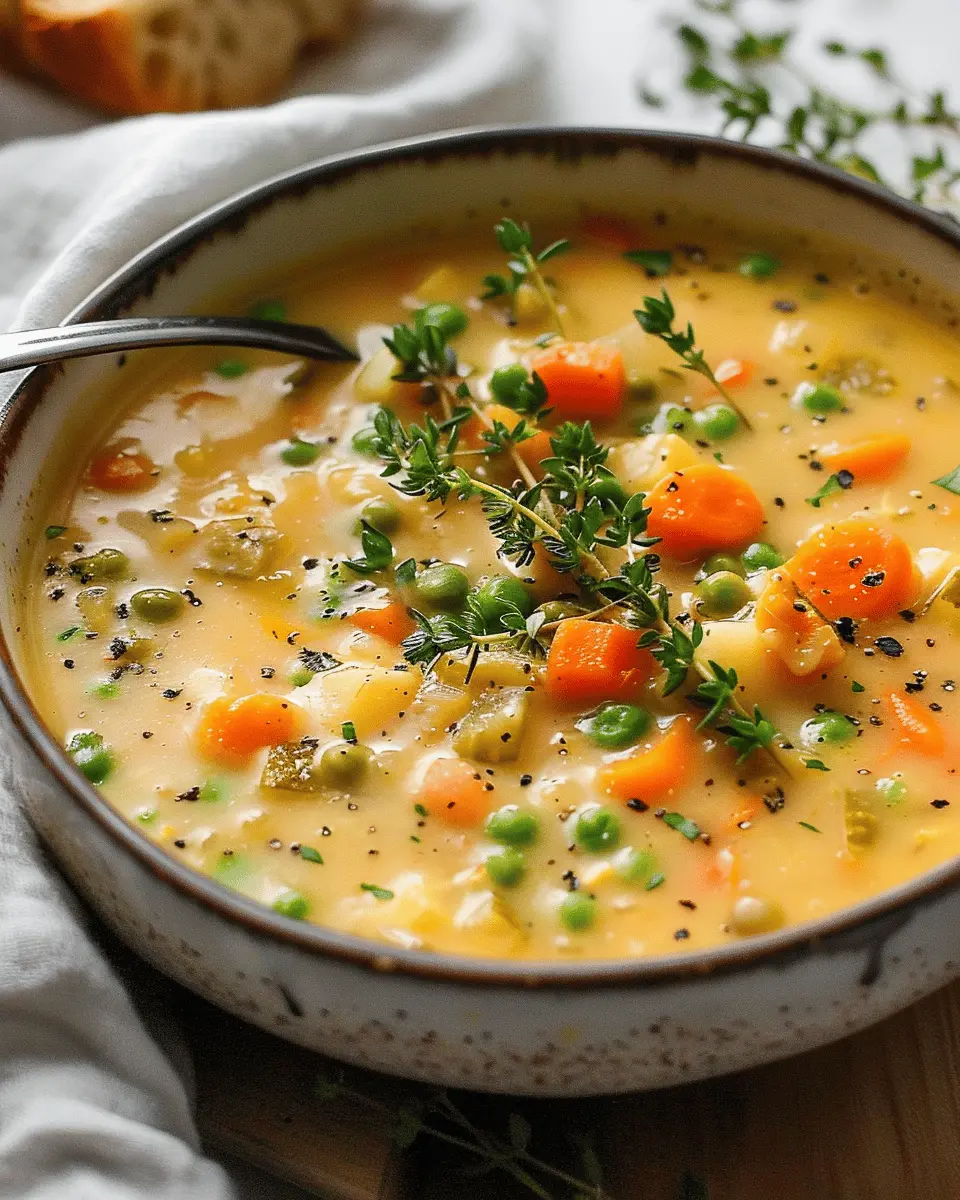 One-Pot Creamy Vegetable Soup: The Best Comfort Food Delight