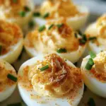 Garlic Parmesan Deviled Eggs