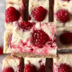 Healthy Raspberry Cheesecake Bars