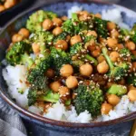Garlic Broccoli Stir Fry With Chickpeas