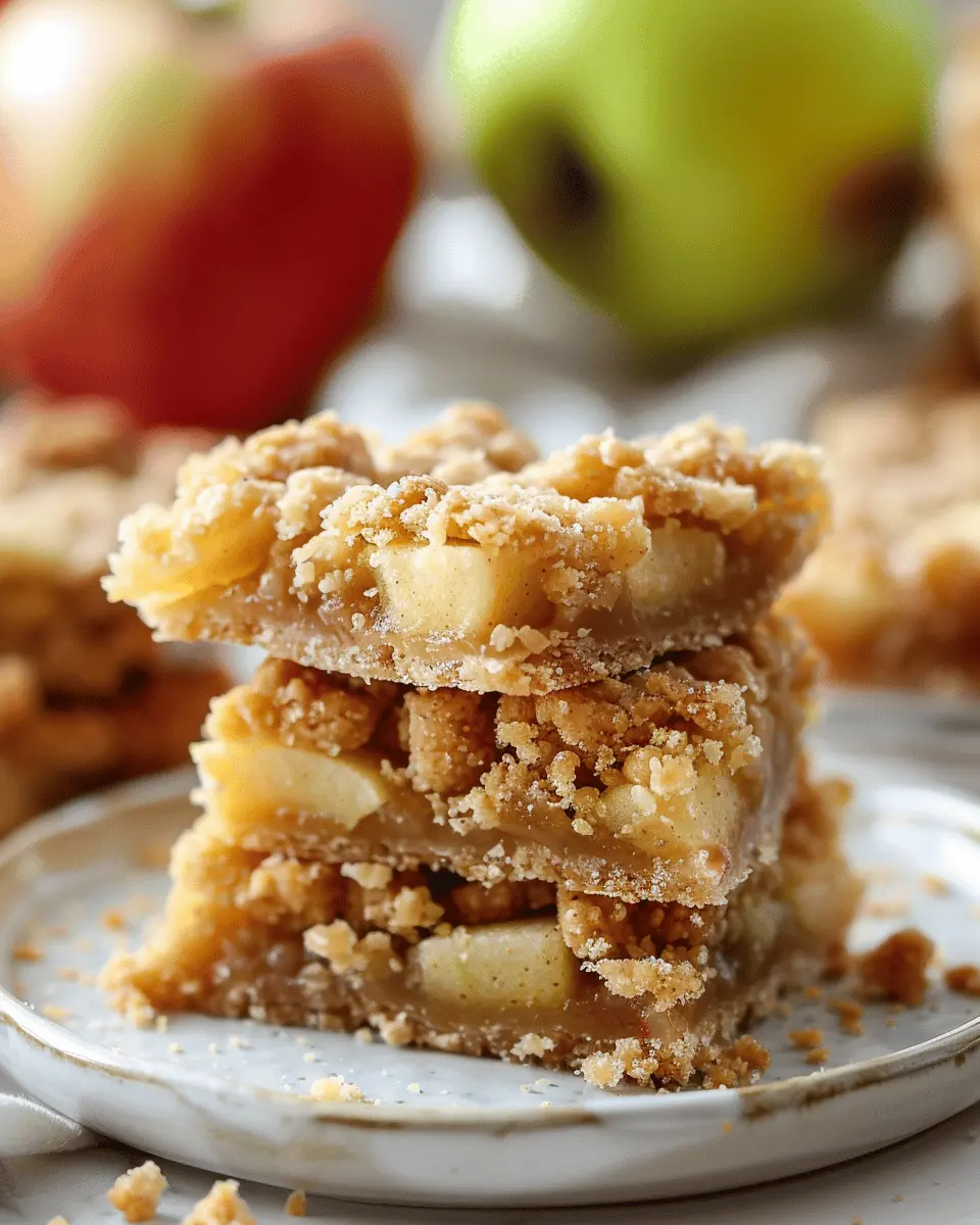Apple Crisp Shortbread Bars: Easy Homemade Indulgence to Savor