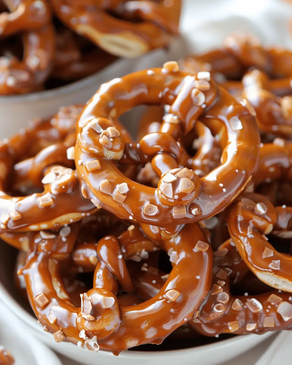 Caramel Pretzels: The Best Easy Recipe for Sweet-Salty Bliss