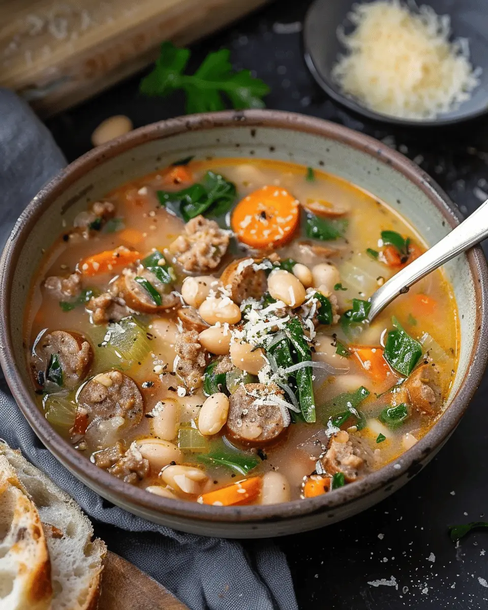Italian Sausage and White Bean Soup: A Cozy Comfort Food Delight
