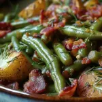 Country Ranch Green Beans ‘and Potatoes with Bacon