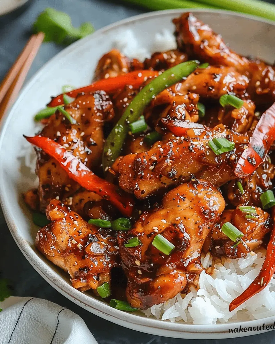 Black Pepper Chicken: Easy Recipe for Flavorful Homemade Delight