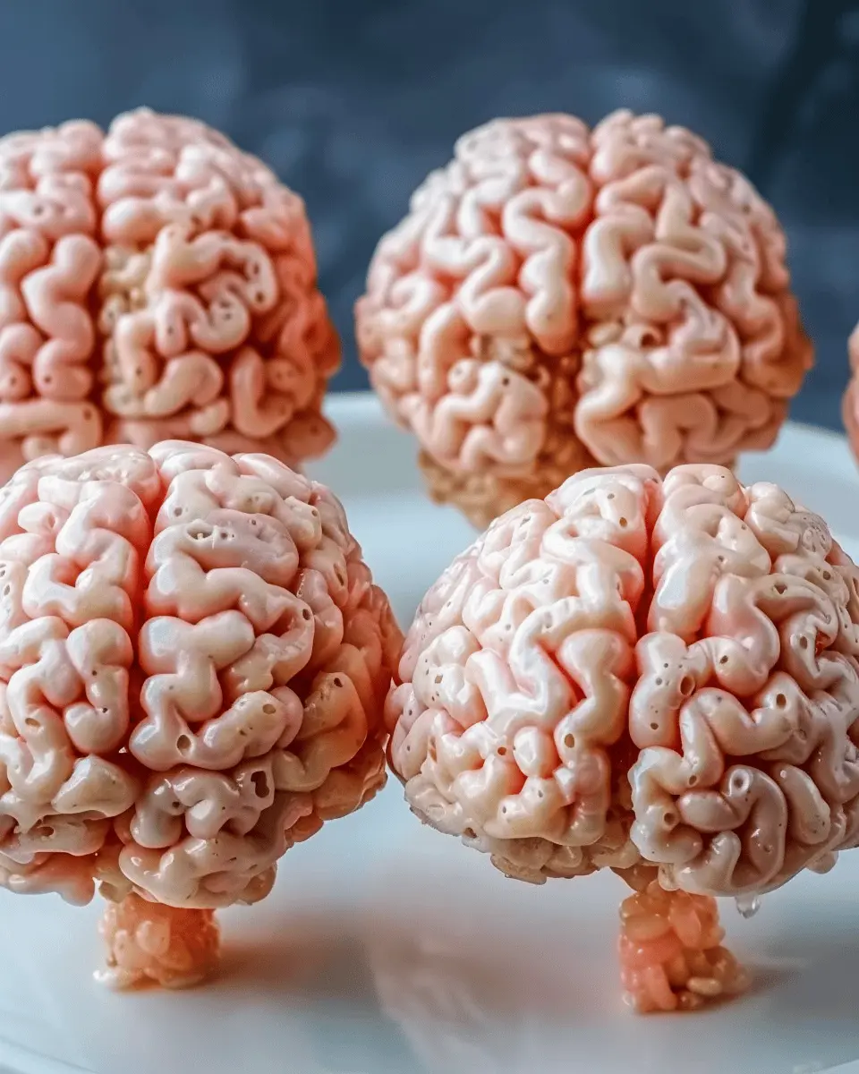 Marshmallow Rice Krispies Halloween Brains: A Fun, Spooky Treat