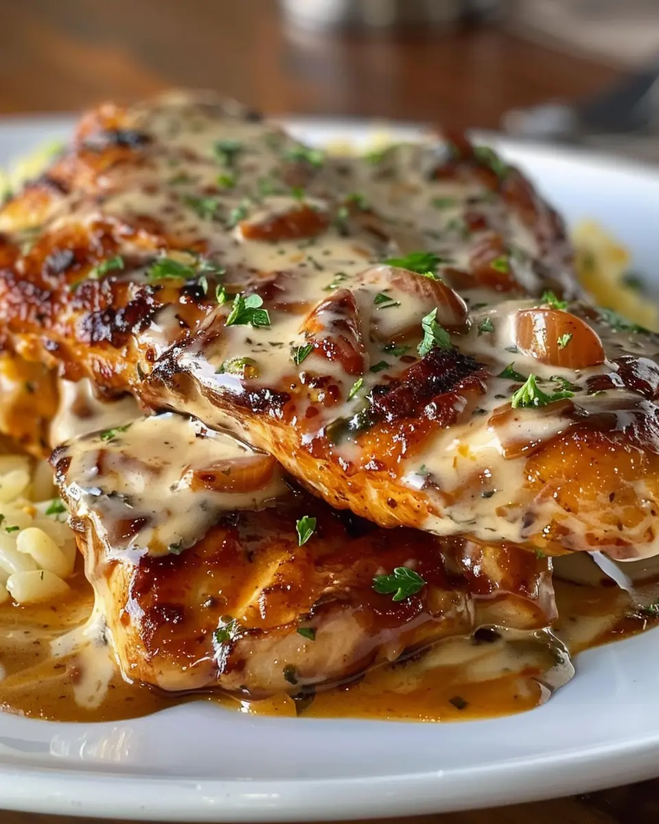 Texas Roadhouse Smothered Chicken: Easy Recipe with Turkey Bacon