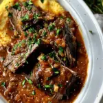 Italian Pot Roast (Stracotto) and Oven-Baked Gorgonzola Polenta