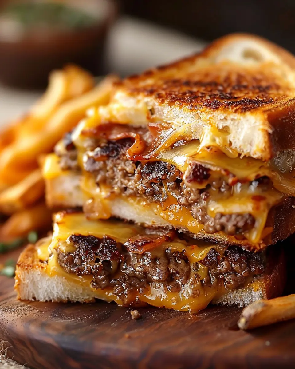 Patty Melts with Secret Sauce: Indulgent Turkey Bacon Twist