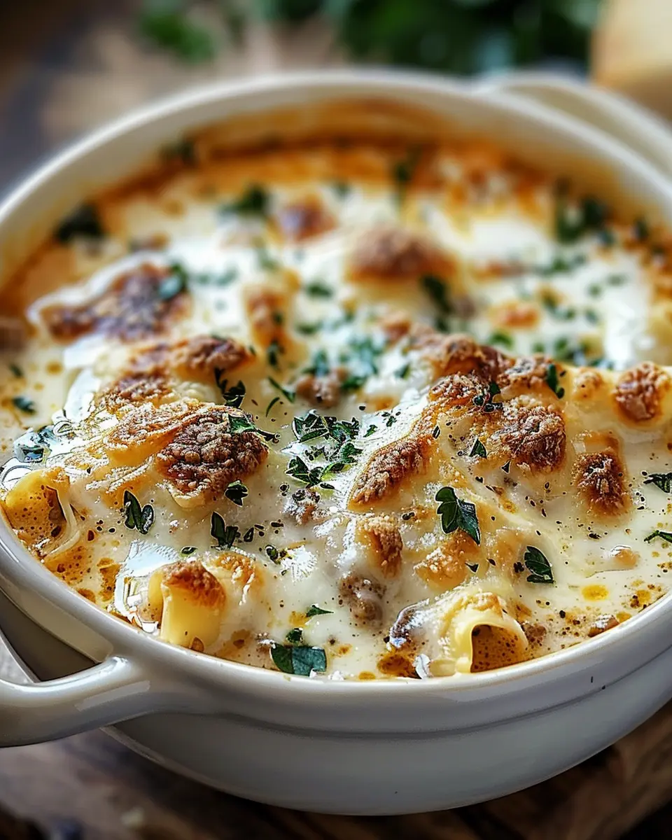 Creamy Alfredo Lasagna Soup: An Indulgent Twist on Comfort Food