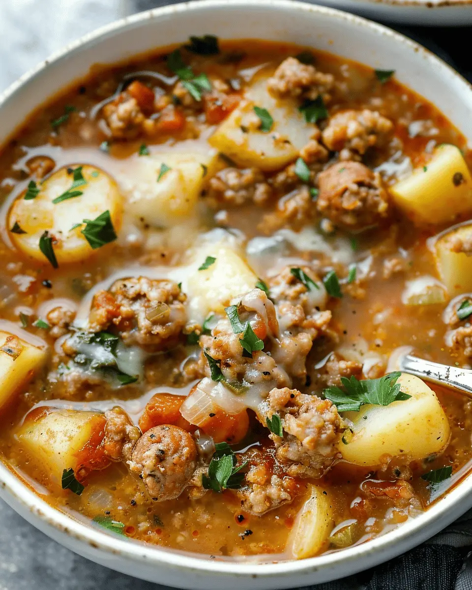 Cozy Italian Sausage and Potato Soup: Comforting and Easy to Make