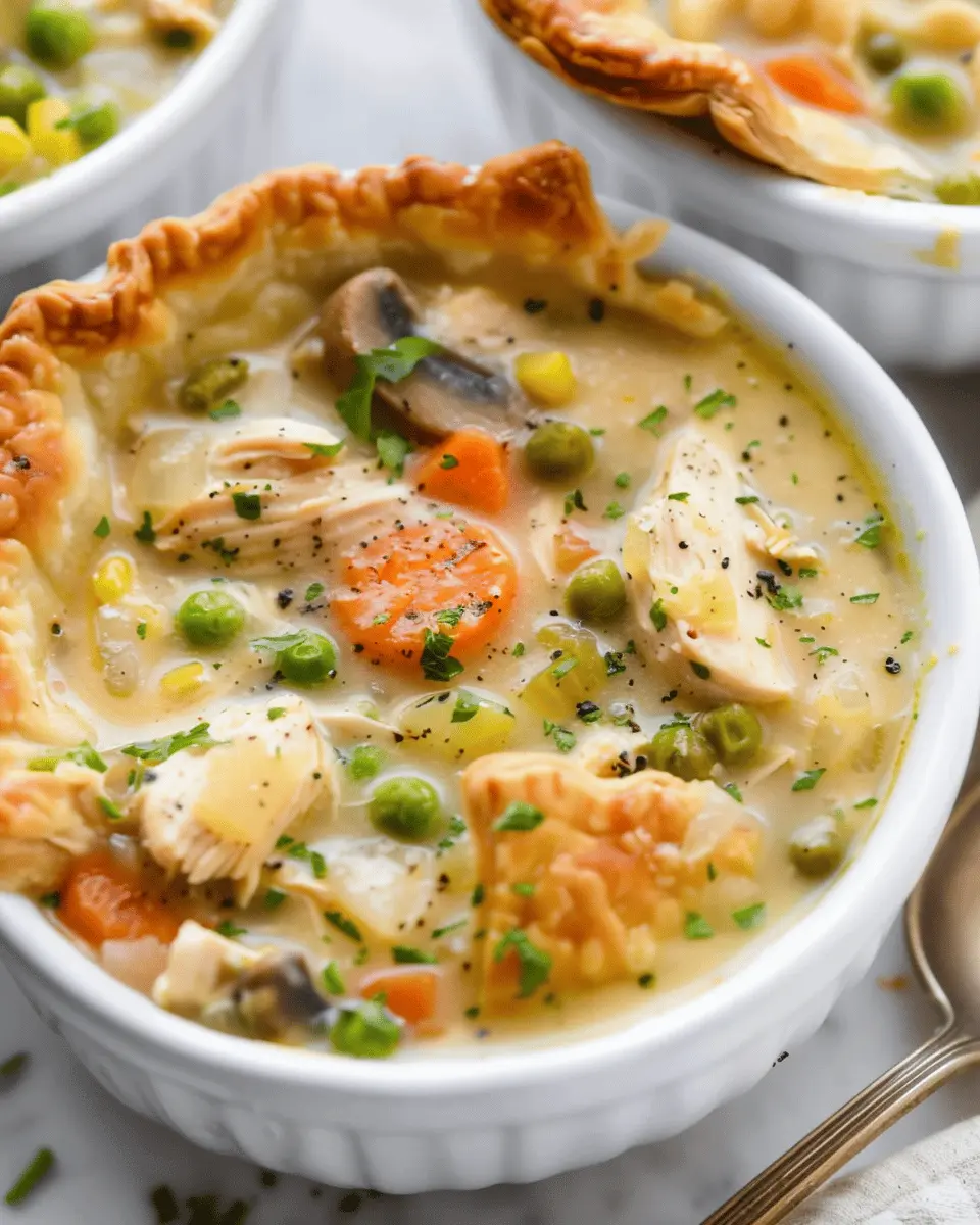 Chicken Pot Pie Soup Recipe: Easy Comfort Food with Turkey Bacon