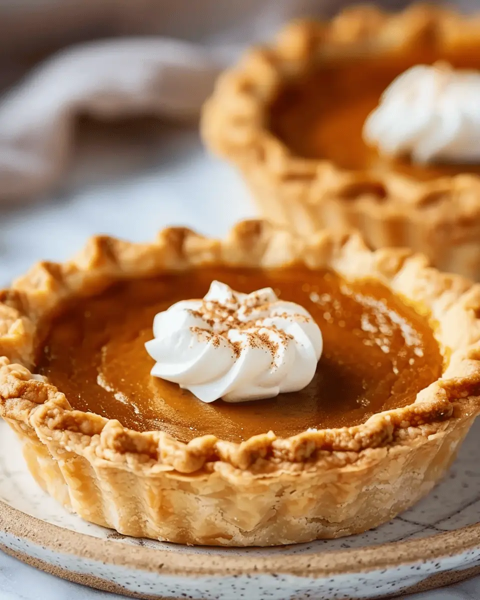 Mini Pumpkin Pies: Easy Recipe for a Cozy Fall Treat