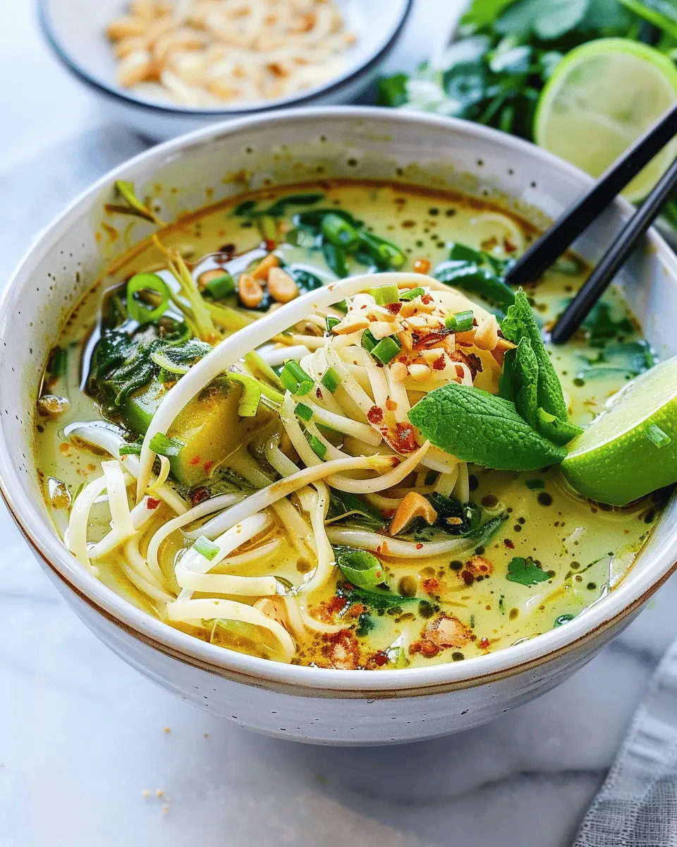 Thai Green Curry Noodle Soup: Easy Comfort in a Bowl
