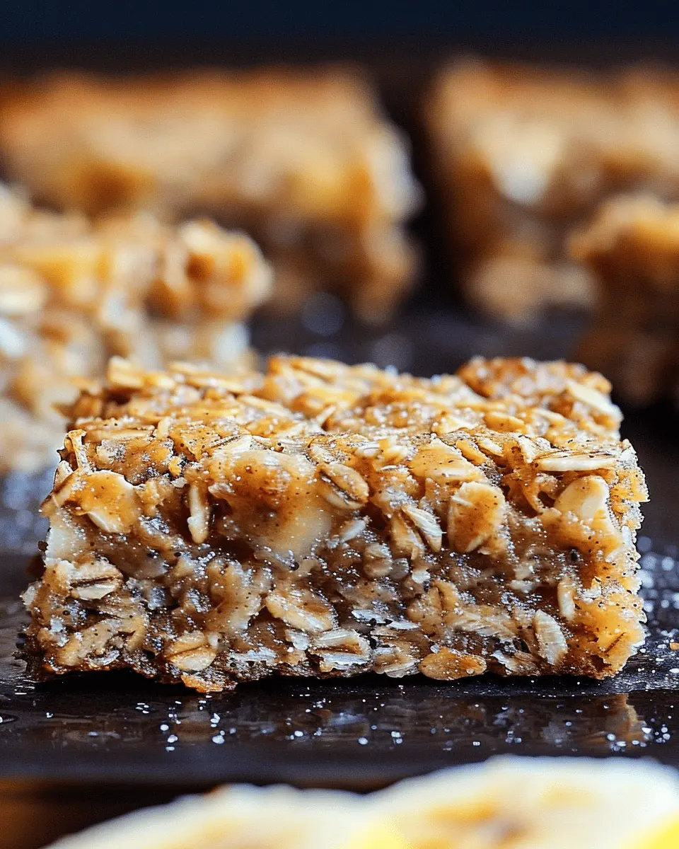 Banana Oatmeal Bars: Easy and Nutritious Homemade Snack