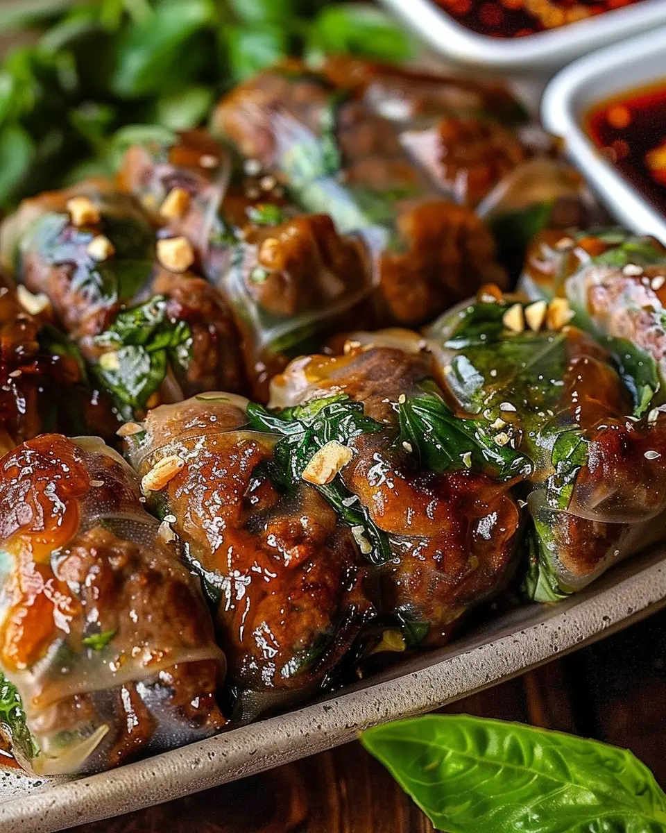 Thai Basil Beef Rolls: Easy and Flavor-Packed Delight at Home