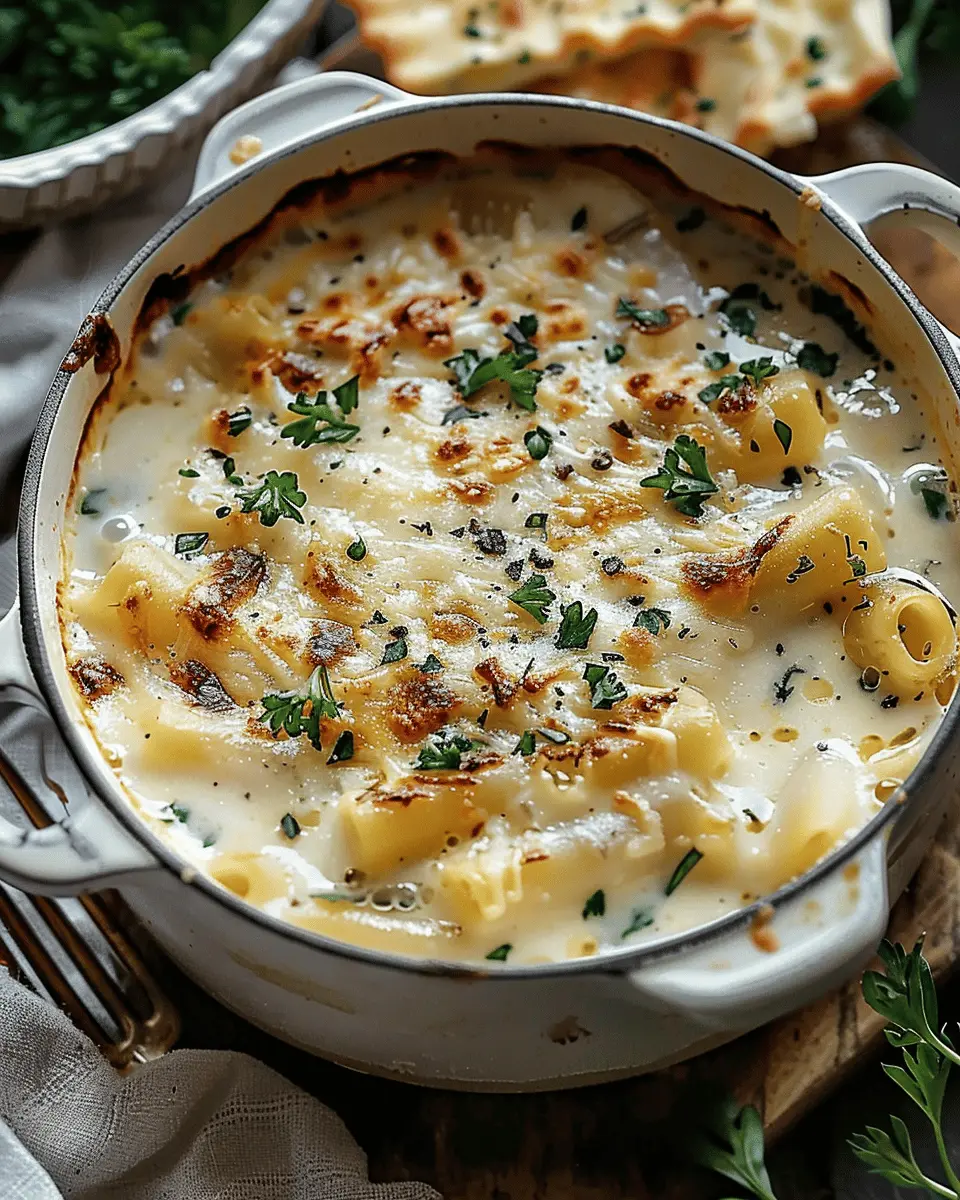 White Lasagna Soup: Creamy Comfort with Turkey Bacon Delight